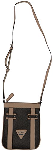 Purse Handbag Bright Candy Mini Crossbody Brown/Natural Guess Women's