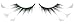 Zinkcolor White Feather Tip False Eyelashes F157 Dance Halloween Costume