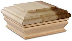 Woodway Flat Top Post Cap, fits 3.5" Post, in Premium Cedar, 1 PC
