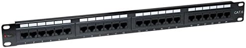 Techly Professional Pannello Patch UTP 24 Posti RJ45 Cat.6 Techly