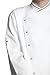 Bragard Men's Chicago Chef Jacket, Long Sleeve Coat with Contrast Piping for Cooking, Restaurants, Pubs, Cafes, Kitchens, Hotels, Bars - Size 34 - White