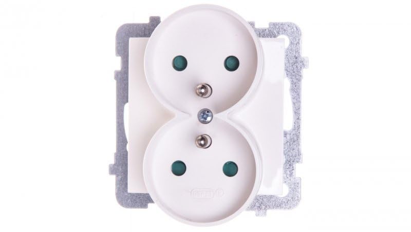 Ospel GP-2GRZP/m/27 Socket IP20 16 A 71 mm 48 mm 71 mm 84 g