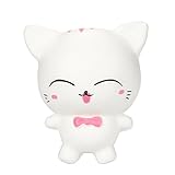 Bibite Exquisite Fun Q Animal Scented Squishy Charm Slow Rising 13cm Simulation Toy Xmas Christmas New Years Gift Bear Snail Tortoise Unicorn Panda Bear (White Cat)