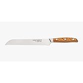 Arcos Jose Andres Bread Knife | 8-Inch Forged Knife for Artisan Breads & Bakery Goods | NITRUM Stainless Steel Blade with Silk Edge | Ergonomic Light Brown Holm Oak Handle