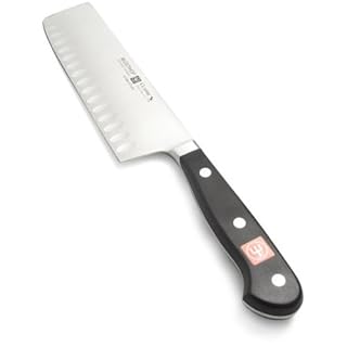 10 Best Knife For Cutting Vegetables 1 Wusthof-Classic-7-Inch-Nakiri-Knife-with-Hollow-Edge