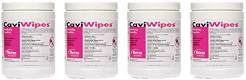 CaviWipes Metrex Disinfecting Towelettes Canister Wipes, 160 Count (Fоur Paсk)