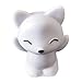 Dirance 7 Color Change Lovely Fox LED Night Light Bedside Lamp for Kids Bedroom Decor (White )