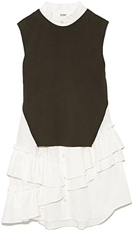 Amazon スナイデル シャツインノースりニットコンビワンピース Swno1053 レディース Kkixwht 日本 F Free サイズ ワンピース チュニック 通販