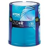 TDK 16X DVD+R 100PK Spindle