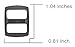 50 - 5/8 Inch Wide Mouth Heavyduty Triglide Slides