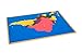 Montessori Puzzle Map of South America with Control Maps