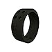 Women's Black Perforated Silicone Ring Size 07