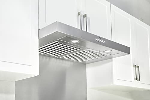 KOBE Range Hoods RAX2136SQB-2 Under Cabinet Range Hood, 36-Inch, Stainless Steel