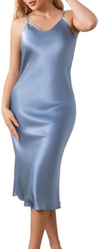 washable silk bias slip dress product info and reviews Lunya Women's Washable Silk Bias Slip Dress, Deep Blue, M at Amazon Women's Clothing store