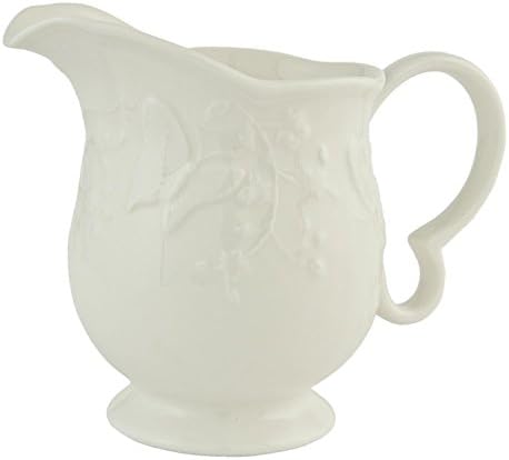 LUXURY GARDEN BUTTERFLY MADE IN NETHERLANDS MILK JUG PORCELAIN GLAZE CREAM