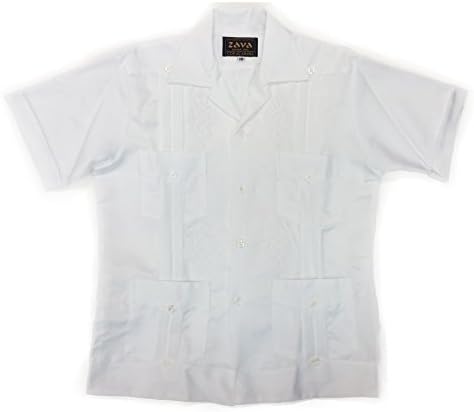 Zava Fashion Authentic Guayabera Yucateca Copacabana Classica for Kids Color White …