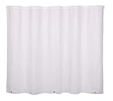 RiverDream Plastic(PEVA) Snap in Shower Curtain Liner Replacement 70 x 54, White, with Mangnets Removable Liner