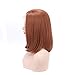 Imiss Hair Glueless Ginger Lace Front Wigs Short Bob 14Inch Orange Middle Part Synthetic Red Copper Wig Heat Resistant Fiber for Women Girlsthumb 3
