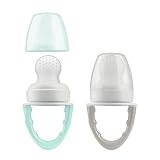 Dr. Brown's Fresh First Silicone Feeder, Mint & Grey, 2 Count