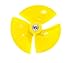 Dolphin Impeller with Screw (Yellow)