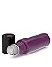 6 Pack - Roll on Glass Bottle - 10ml 1/3oz Size for Essential Oil - Empty Aromatherapy Perfume Bottles - Refillable Slim with Cap (Purple) by Bargz