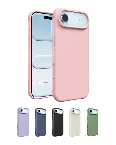 Belkin SheerForce Protect iPhone Air Hülle, MagSafe Kompatible Handyhülle mit Kratzfester Beschichtung, iPhone Schutzhülle, Magnetisch, Transparent, Dünn und Stoßfest – Rosa