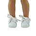 American Fashion World 2 Pack of Low Top Sneakers: White and Pink | Fits 14