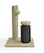 Amazon Basics Cat Scratcher - Indoor Classic Single Cat & Kittens Scratching Post with Brush, Small (16.5