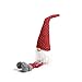 ITOMTE Handmade Swedish Gnome, Scandinavian Tomte, Yule Santa Nisse, Nordic Figurine, Plush Elf Toy, Home Decor, Winter Table Ornament, Christmas Decorations, Holiday Presents - 20.5 Inches, Red