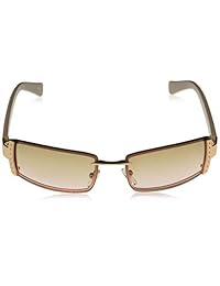 Southpole 1022sp Rgld - Gafas de sol rectangulares para mujer, no polarizadas, color oro rosa, 2.559 in