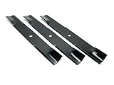 MowerPartsGroup (3) Hi Lift Blades Fits Hustler 52" Raptor Replaces 795526 603995 783753