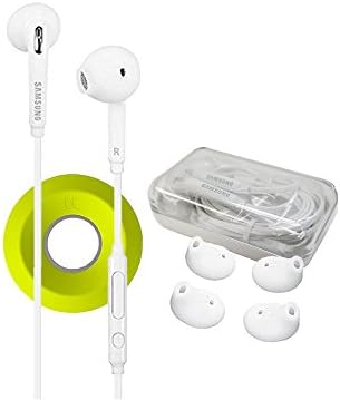 Samsung EO-EG920LW 3.5mm Jack Universal Headset for Galaxy S6,S7,S8,S9,+,Edge,Note4,5,8 (Headset Green Yoyo Winder)