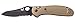 Benchmade - Griptilian 550HG Knife, Sheepsfoot Blade, Serrated Edge, Coated Finish, Sand Handle