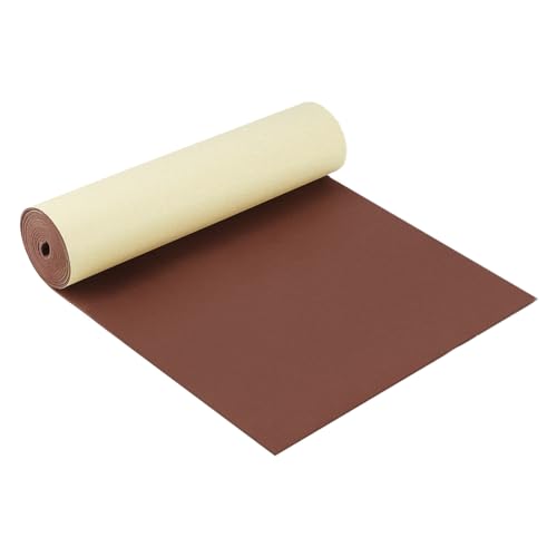 BENECREAT 2mm Thick Self-Adhesive EVA Foam Roll, 78.7x11.8 Inch Coconut Brown Foam Padding Sheet for Furniture Protecting, Gap Filling, Costumes, Gaskets, Wall Protector