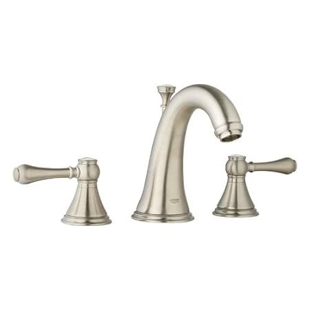 Grohe K20801 18734 En0 Geneva Lavatory Lever Faucet Kit Brushed