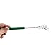 uxcell Home Office Skeleton Hand Telescopic Extendable Back Scratcher Green