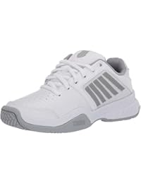 K-Swiss Court Express Womens Tennis Shoe (White/Highrise/Silver, 8.5)
