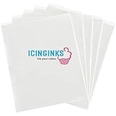 Icinginks Frosting Sheets 8.5&rdquo; X 11&rdquo; A4 Size, Icing Sheets for Cake Toppers, Cookies &amp; Decor, Very White Edible Paper, Edible Sugar Sheets for Printers, Cake Edible Paper (12 Count)