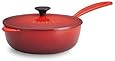 Le Creuset Enameled Cast-Iron 3-Quart Saucier Pan, Cherry