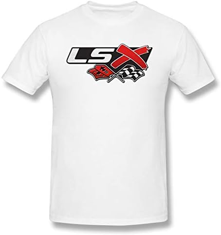 SlenTee Men LSX Emblem Cool T-Shirts White
