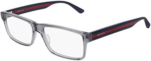 Gucci GG0716O 003 Eyeglasses Grey 53mm Rectangle Frame Amazon.com: Gucci Gucci-Logo GG0758OA 003 Eyeglasses Men main image 4