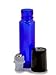 Vivaplex, 12, Cobalt Blue, 10 ml Glass Roll-on Bottles with Stainless Steel Roller Balls. 3-3 ml Droppers included