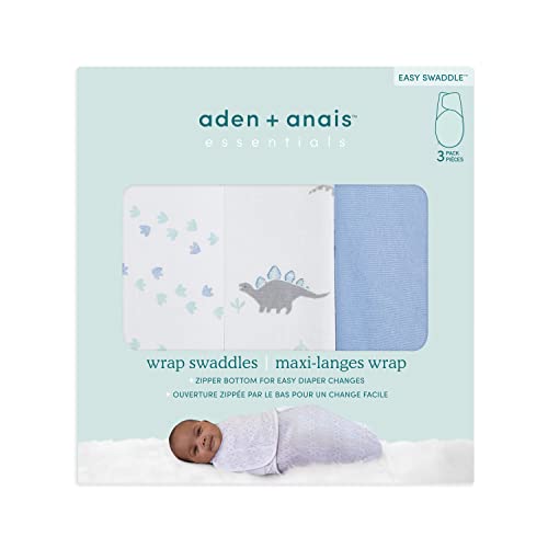 aden + anais, Cotton Knit Baby Wrap, Newborn Wearable Swaddle Blanket
