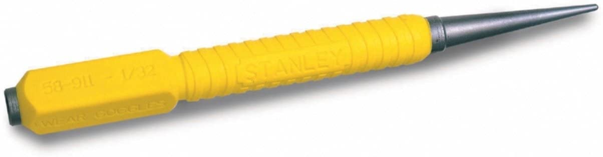 STANLEY 1/32" Dynagrip Nail Punch, 0-58-911