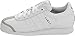adidas Originals Men's Samoa Retro Sneaker Running Shoe, White/Silver, 11 M US