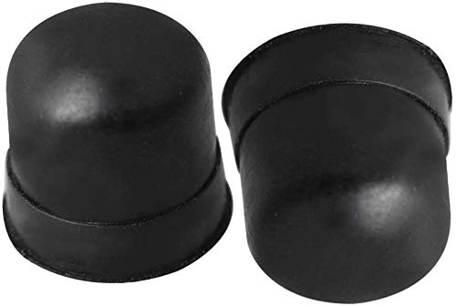 Lheng Black Trombone Slide Rubber End Tip Bumper for Brass Instrument Parts 10Pcs