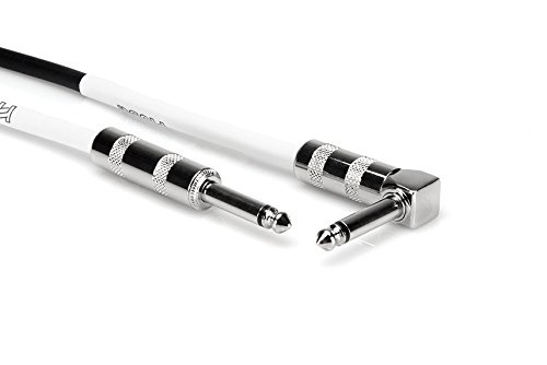 Hosa gtr-215r straight to right-angle guitar cable, 15 …