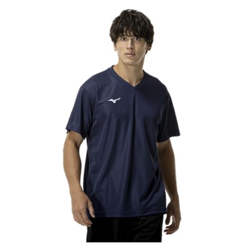 [ミズノ] 半袖Vネックトレーニングウェア Tシャツ ナビドライ 32MAC191/32MA1191 ユニセックス大人
