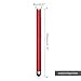 MoKo Rubber Tip Stylus(4 Pcs), Universal 8mm High-precision Pen, for Touch Screen Devices Smartphones & Tablets (iPad, iPhone X/ 8/ 8 Plus, Samsung Galaxy S9/ S9 Plus and More) - Red