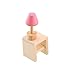 Soledi Wooden Doll Bedroom House Furniture Wardrob Bed Room Dollhouse Miniature Set For Kids Children Child Play Toy Gift